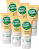 Happy earth bundel shampoo baby kids - 100% natuurlijk - microplasticvrij - 0% sls sles - babyverzorging – met plantaardige huidverzachter – geschikt voor pasgeborenen – 6 x 200ml - voordeelverpakking