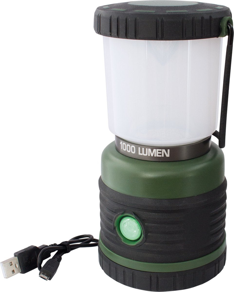 Lampada da campeggio Eurotrail léon 1000l - nero verde foresta