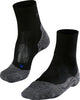 Falke tk2 cool short anti-blaar dik lyocell functioneel materiaal wandelsokken heren zwart - maat 42-43