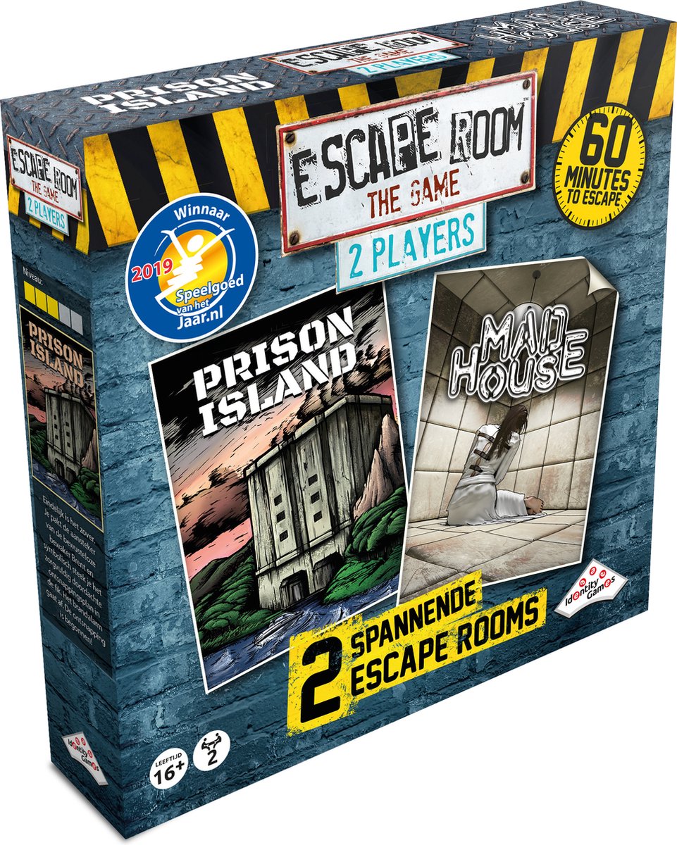 Identity Games Escape Room The Game 2 Players Number 1