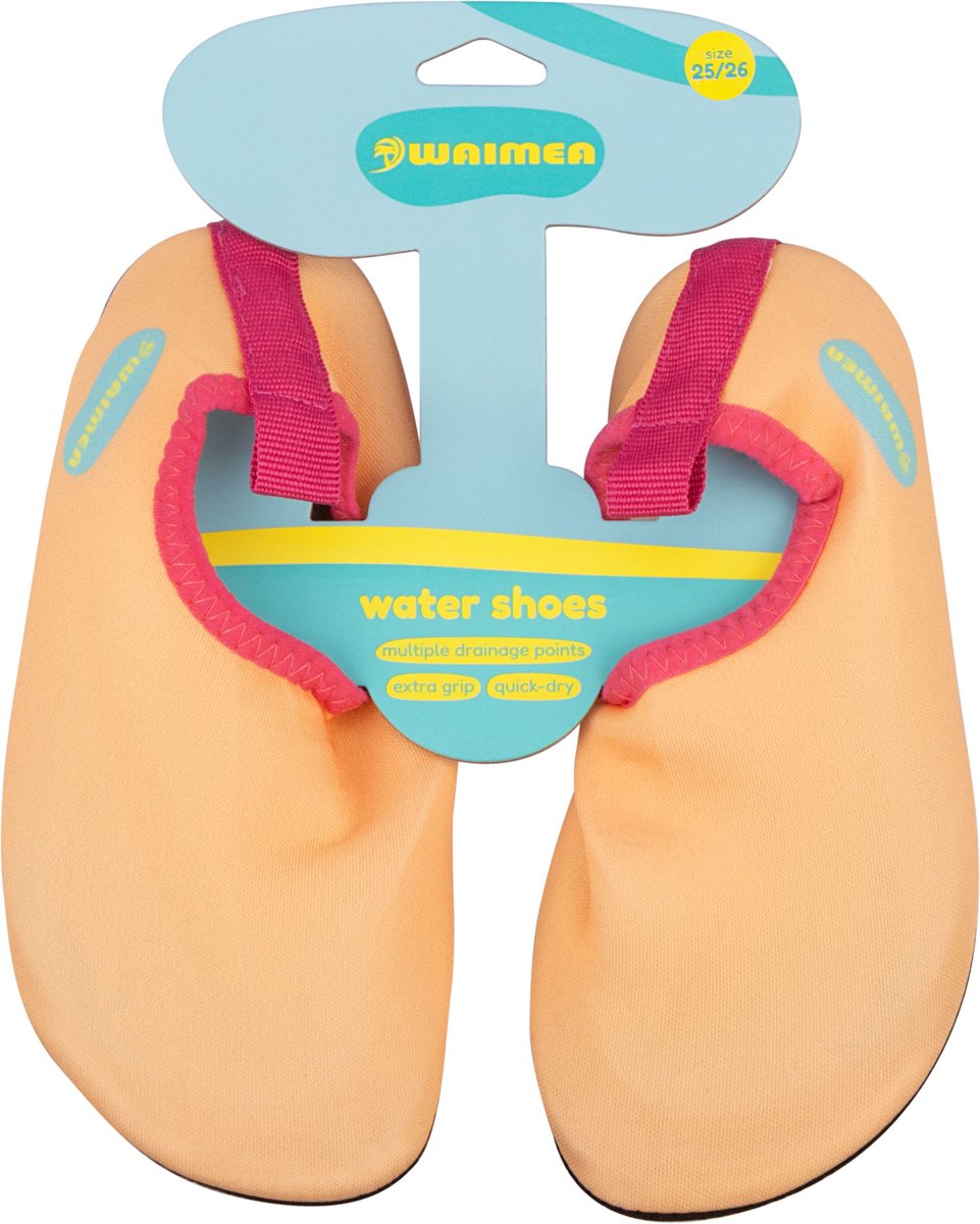 Waimea waterschoen - kinderen - antislip - extra grip - oranje - maat 29 30