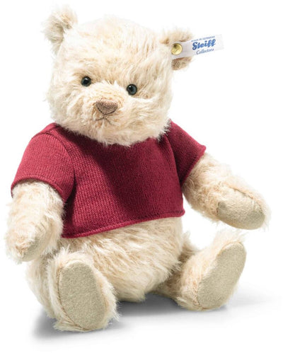 Steiff plush disney cuddly toy winnie the pooh christopher robin 26 cm.