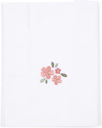 Lenzuolo per presepe olandese - bianco - giardino fatato - fiori fatati