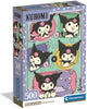 Clementoni puzzle kuromi 500 pezzi - puzzle per bambini sanrio - scatola compatta - puzzle kawaii per ragazze da 10 anni