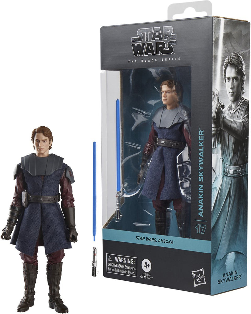 Hasbro Star Wars Action Figure Anakin Skywalker - Serie Nera Ahsoka.