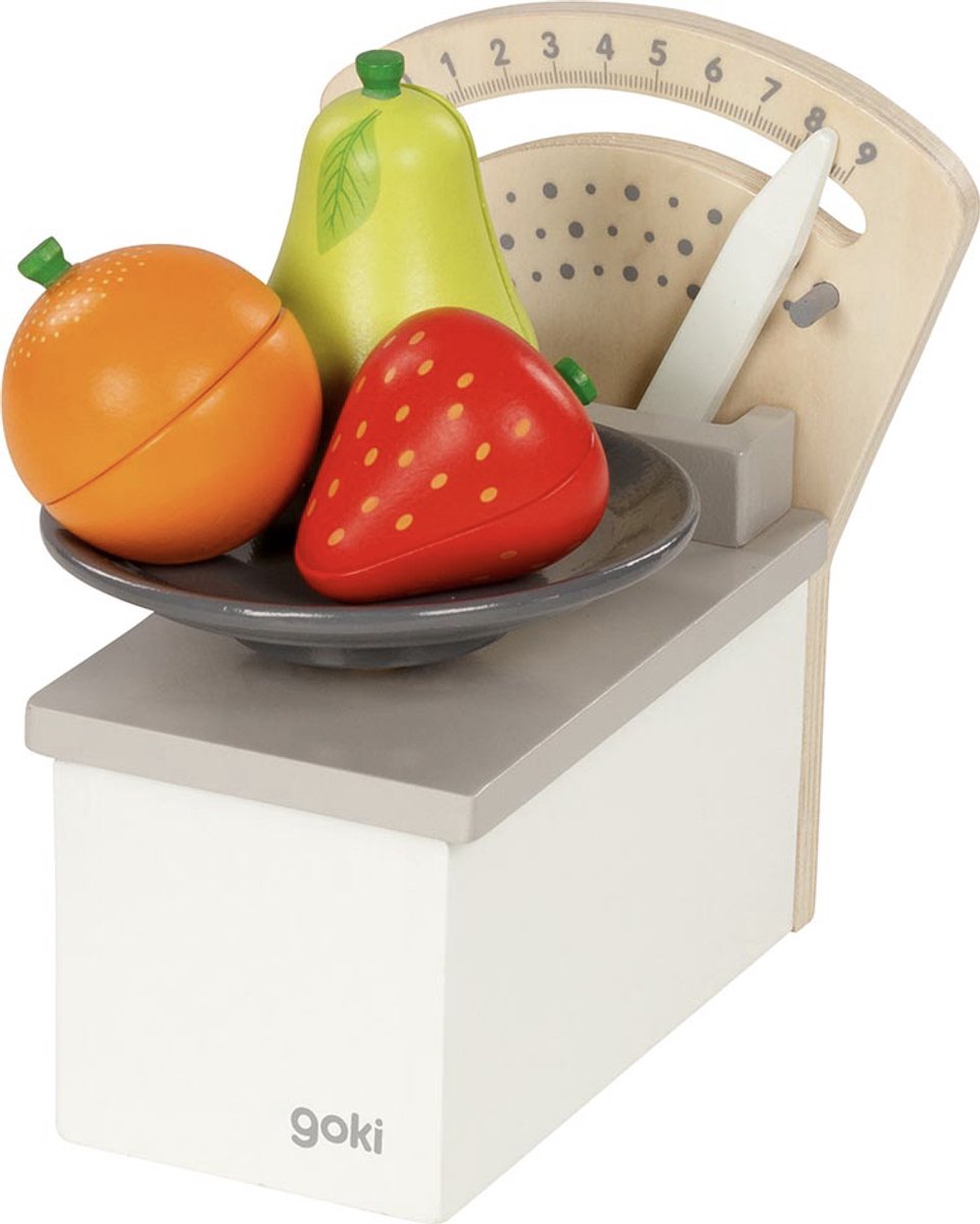 Goki Wooden Libra Grey White