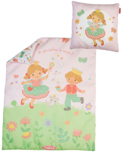 Heless doll blanket with pillow Princess Emily