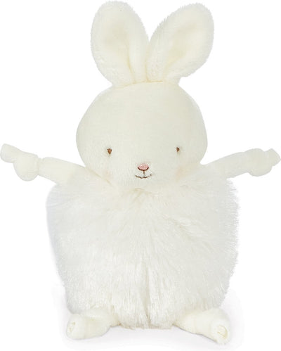 Bunnies by the bay peluche roly poly bun bun - peluche - detalles bordados - conejo - 13 cm - blanco