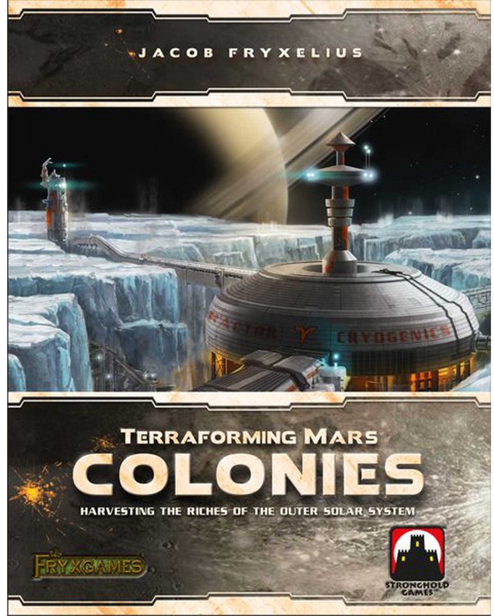 Stronghold games terraforming mars: colonias - expansión en inglés - juego de mesa