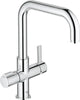 Grohe rosso - rubinetto cucina duo, cromo 30097000