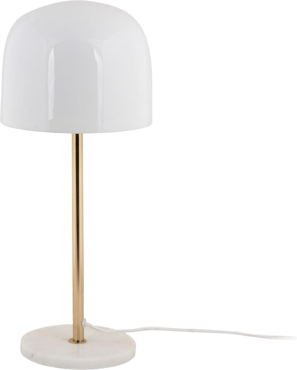 Leitmotiv tafellamp manta - wit - ø20cm - scandinavisch