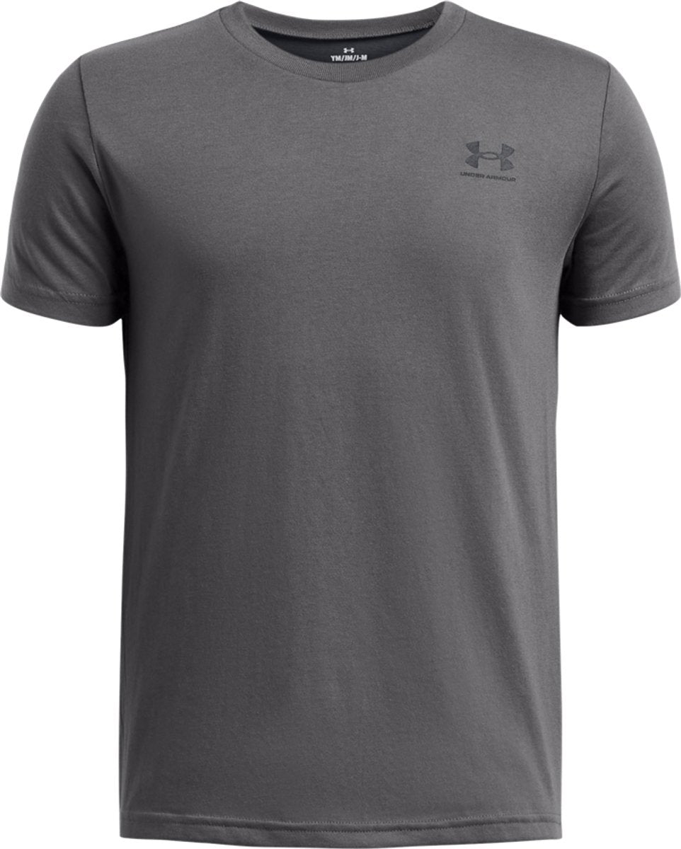 Maglia sportiva unisex Under Armour UA B Sportstyle LC SS - Grigia - Nera