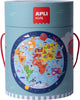 Apli kids ronde puzzel wereldkaart