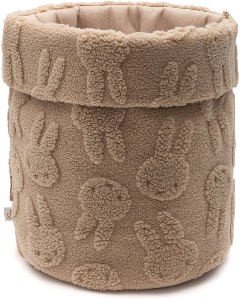 Jollein opbergmand - 30x30cm - miffy jacquard - biscuit