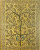 Cuaderno extragrande Peter Pauper - Árbol de la vida de seda - con cinta de lectura - 18x23 cm