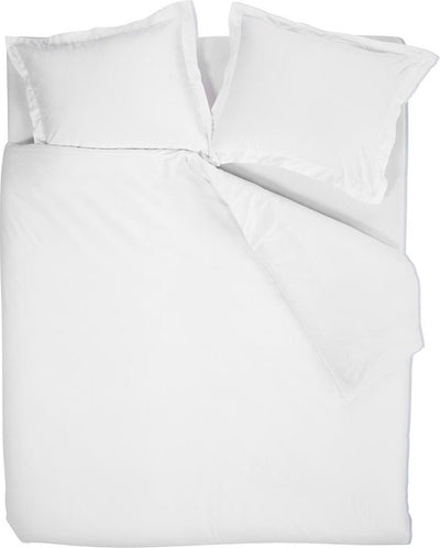 Copripiumino lucido Beddinghouse - matrimoniale - 200x200 220 cm - bianco