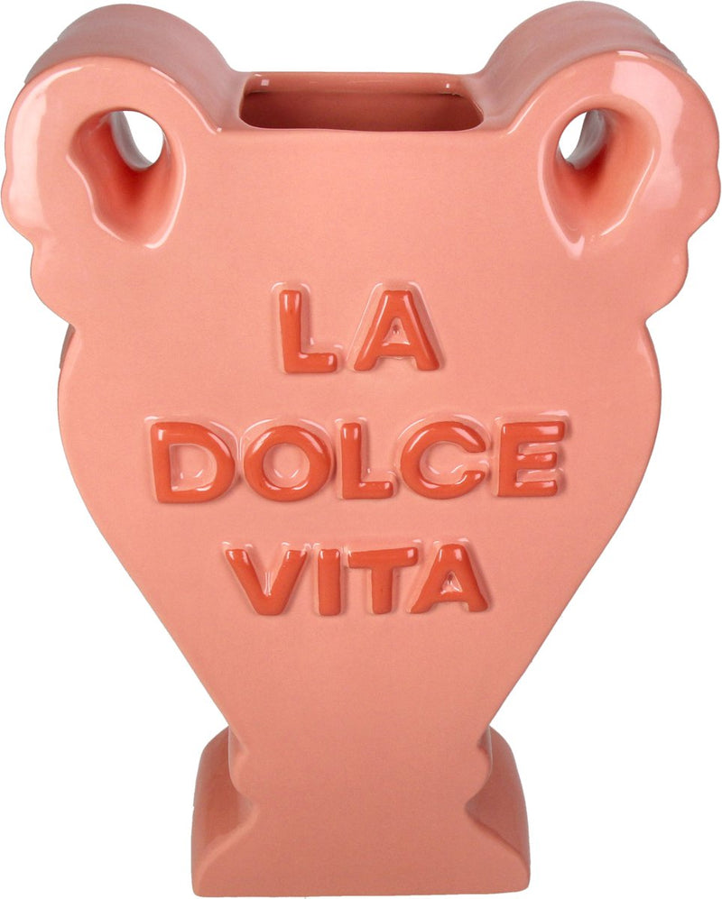 Jarrón colección hd la dolce vita loza 23x9,5x35,8cm