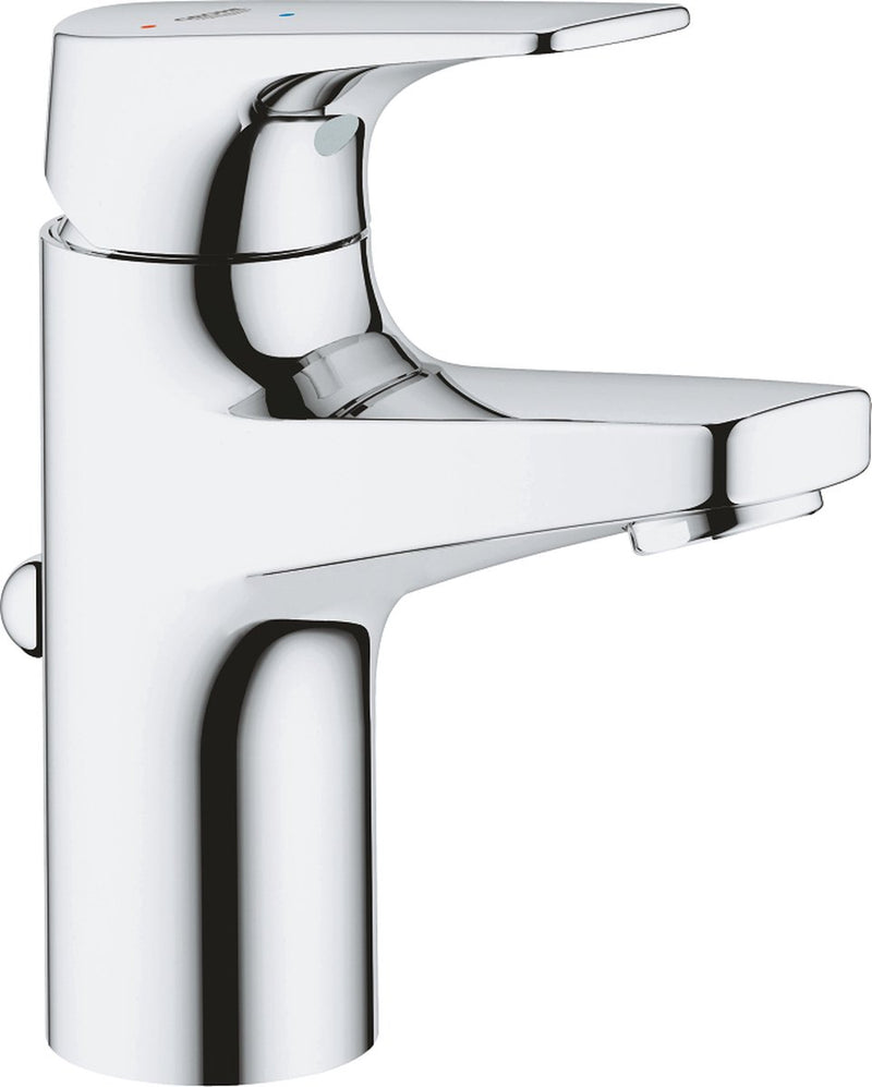Rubinetto per lavabo Grohe Quickfix Start Flow - risparmio idrico - con piletta - cromo - 23769000