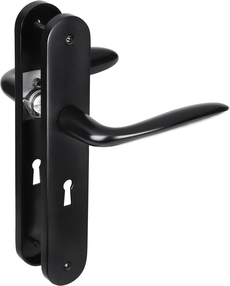 Sgabello Lago Impresso con scudo ovale SL56 vite alluminio nero
