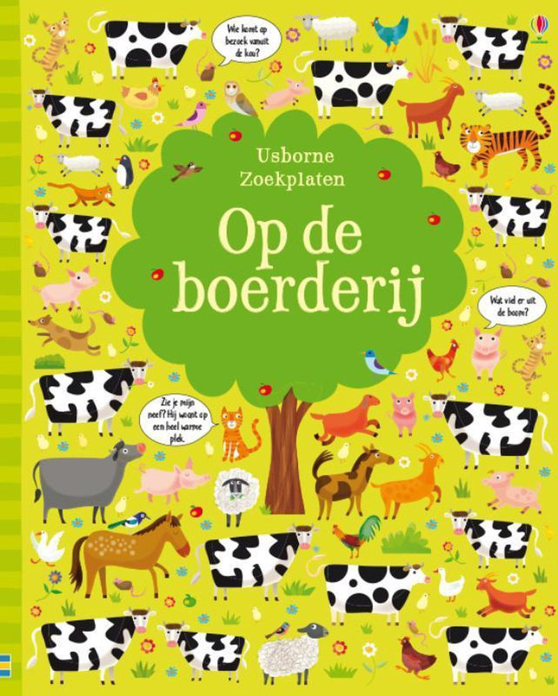 Usborne op de boerderij boek puzzel