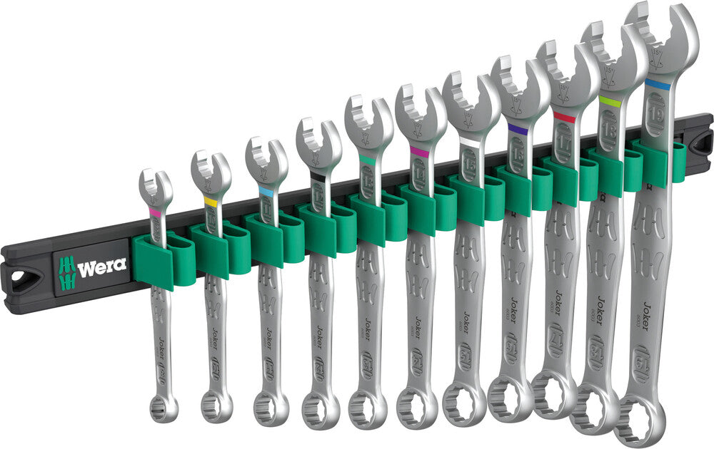 Wera 9640 magneetstrip 6003 joker 1 ringsteeksleutelset, 11-delig - 05020233001