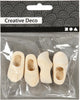 Creativ company Dutch wooden clogs, L: 40 mm, 2 pairs 1 box
