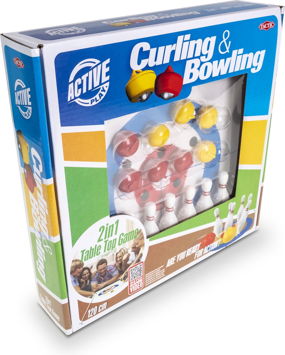 Juego de mesa Tactic curling bowling 2 en 1