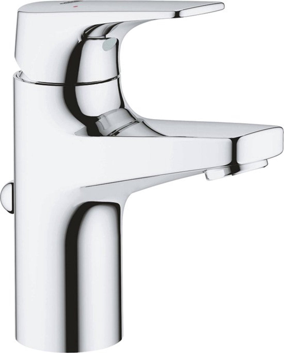 Grohe start flow washbasin mixer tap s-size - chrome - water saving