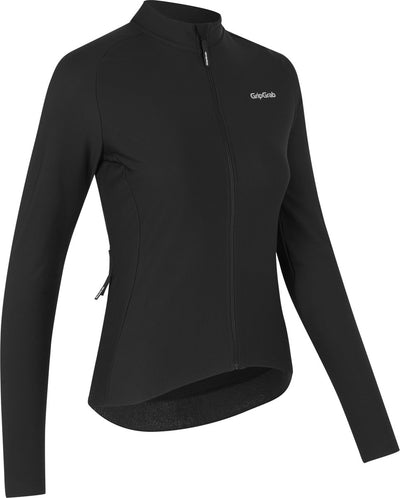 Gripgrab - maillot ciclista térmico w's pacr para mujer maillot ciclista de manga larga maillot ciclista primavera otoño - negro - mujer - talla xs