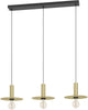 Lampada a sospensione Eglo escandell - e27 - 95 cm - oro - acciaio