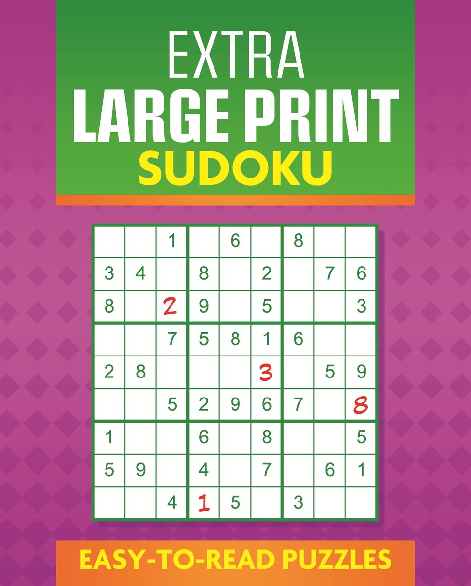 Sudoku con stampa extra large