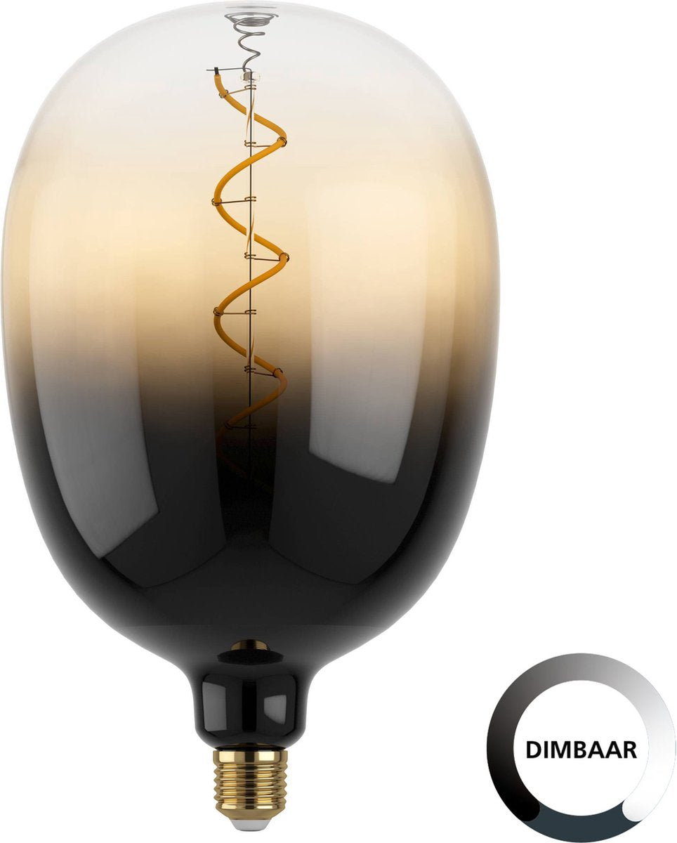 Lampada LED Eglo - E27 - ø 18 cm - T180 - colore sabbia - 1700k - dimmerabile