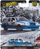 Hot wheels volvo 850 station wagon, auto, 3 anni, metallo, plastica, blu, bianco