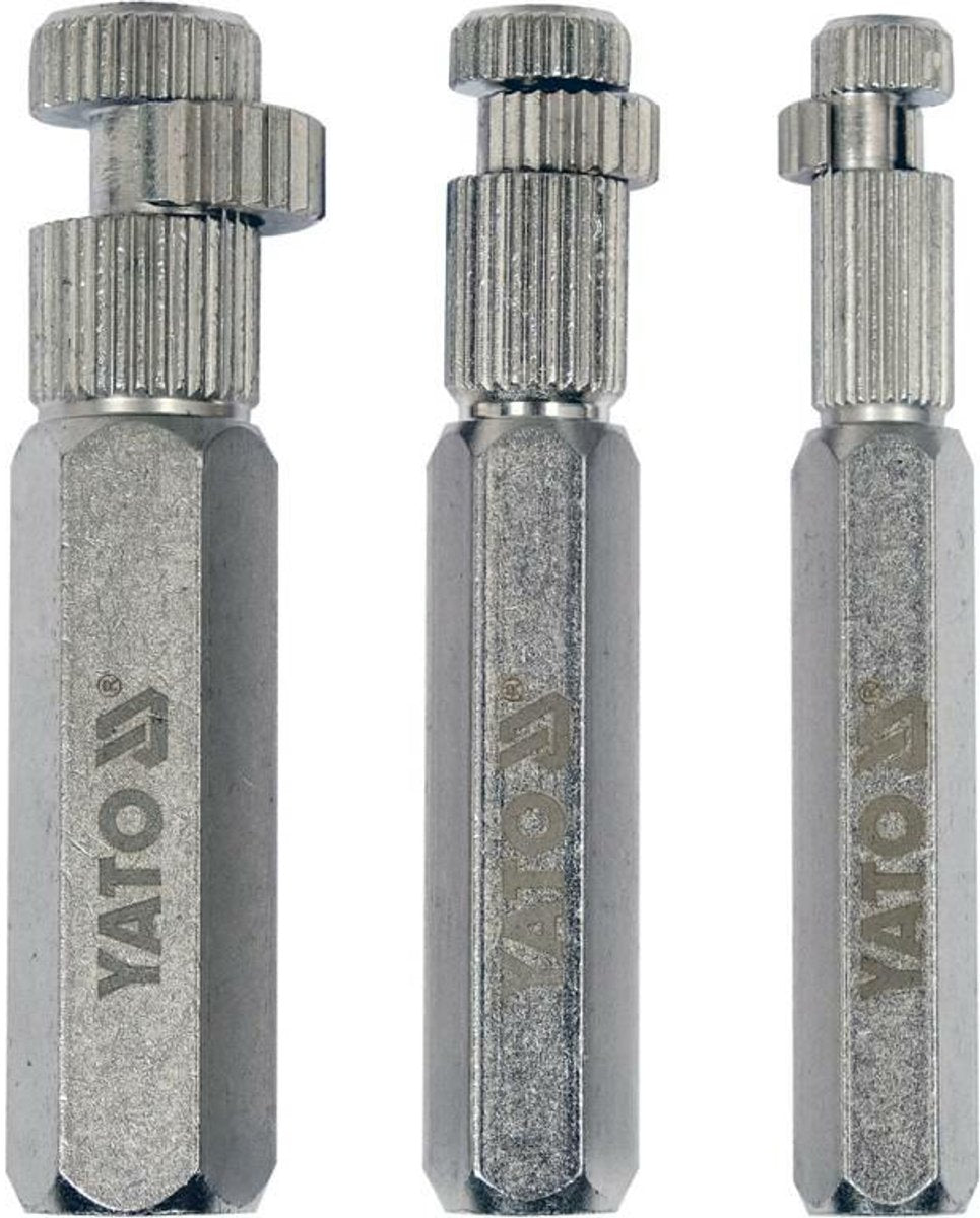 Yato yt-21793 - set di chiavi nypl - 3 8, 1 2, 3 4 - temprate e zincate