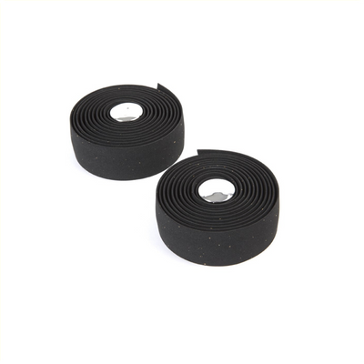 Velo handvat stuurtape gel, zwart met kurkprint