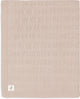 Jollein - coperta per lettino 100x150 cm - coperta per bebè - maglia a grana - rosa selvaggio