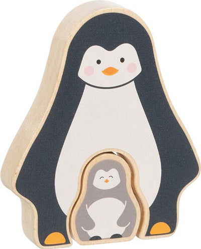 Goki wooden puzzle standing pinguint, 2st.