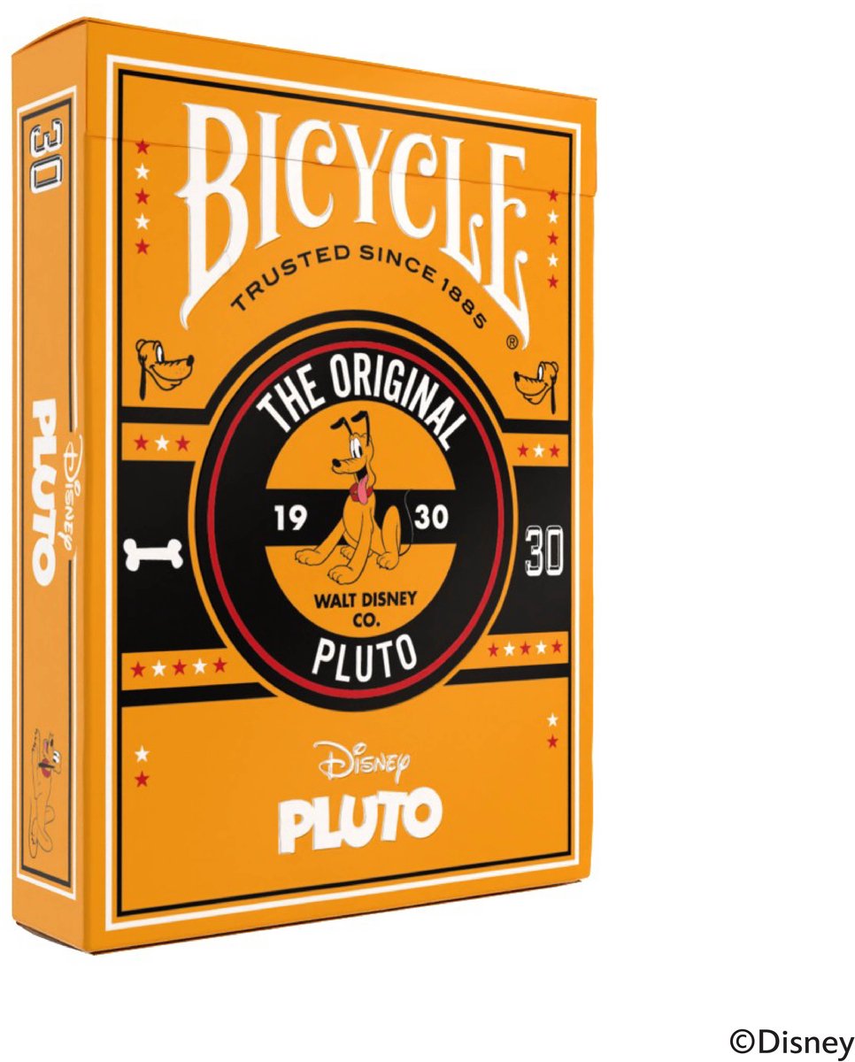 Bicycle ® Disney Classic Pluto - carte da gioco premium - poker - da collezione
