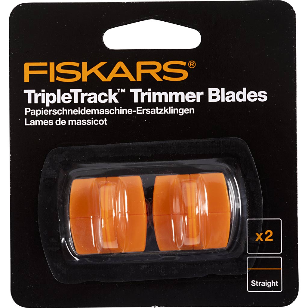 Lezioni di riserva per triplo traccia di Fiskars, 2 pezzi 1 scatola