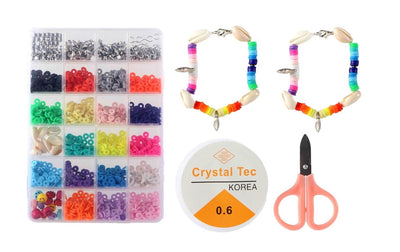 Set di perline 24 tipi di perline in scatola di PVC