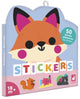 Janod - libro de pegatinas - animales - 50 pegatinas