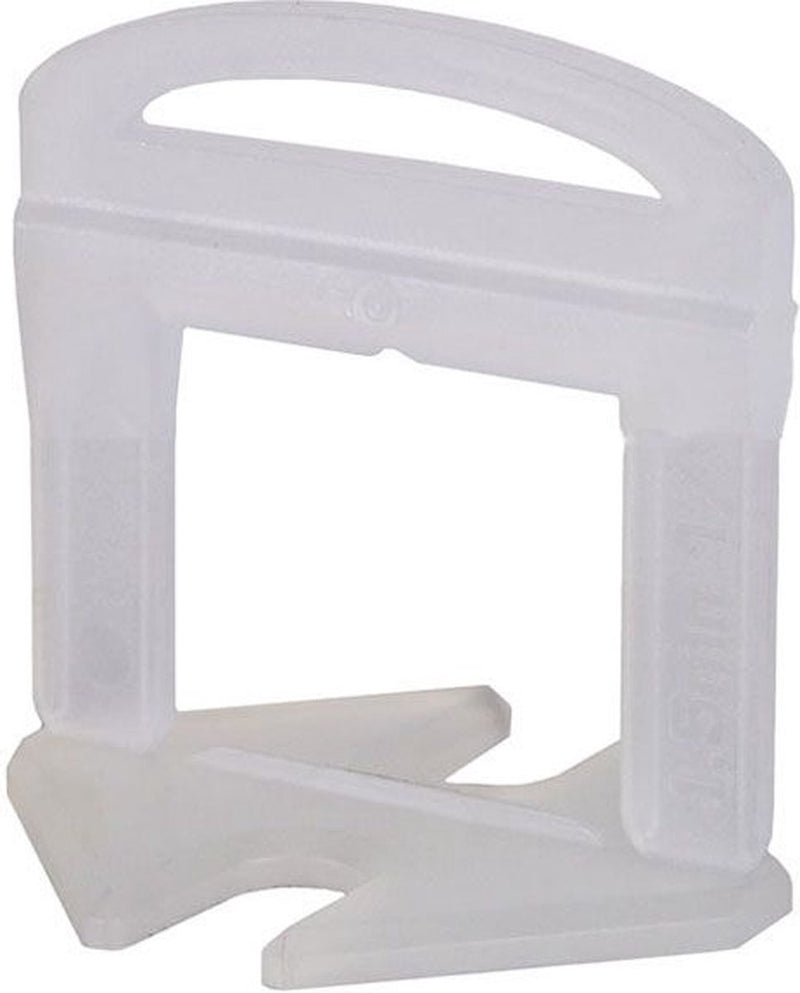 Rubi delta level system - clip per allineamento piastrelle - 3-12 mm - 0,5 mm - 200 pezzi