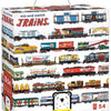 Banana panda puzzel trein speelgoed - mix and match treinen 54 stukjes.