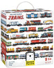 Banana panda puzzel trein speelgoed - mix and match treinen 54 stukjes.