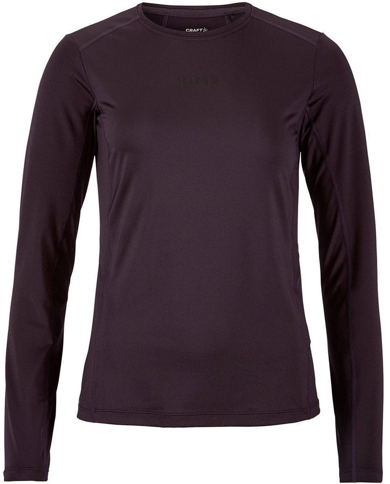 Craft adv essence 2 running manica lunga da donna - dk plum | dimensione: l