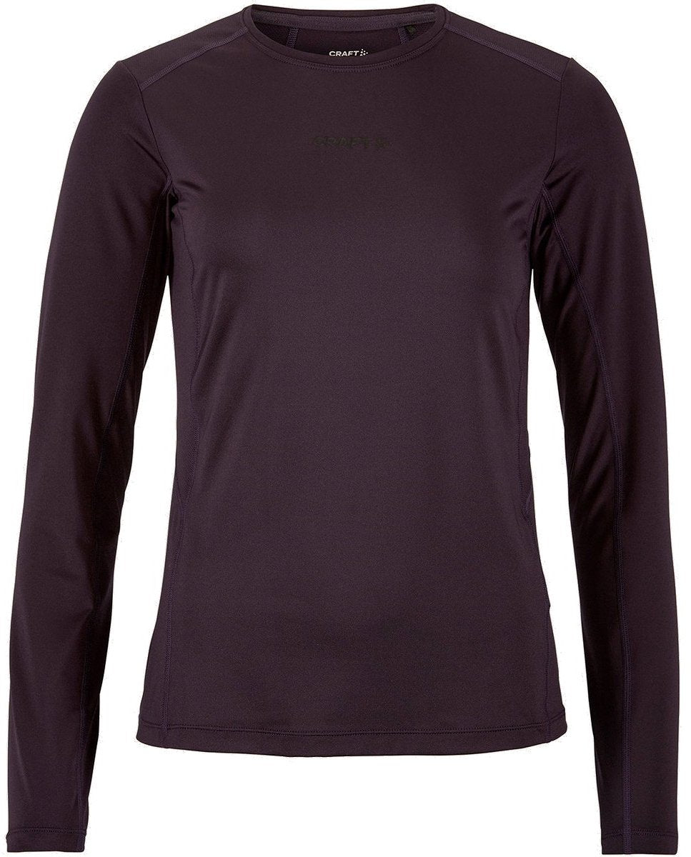 Craft adv essence 2 running longsleeve dames - dk plum | maat: xl