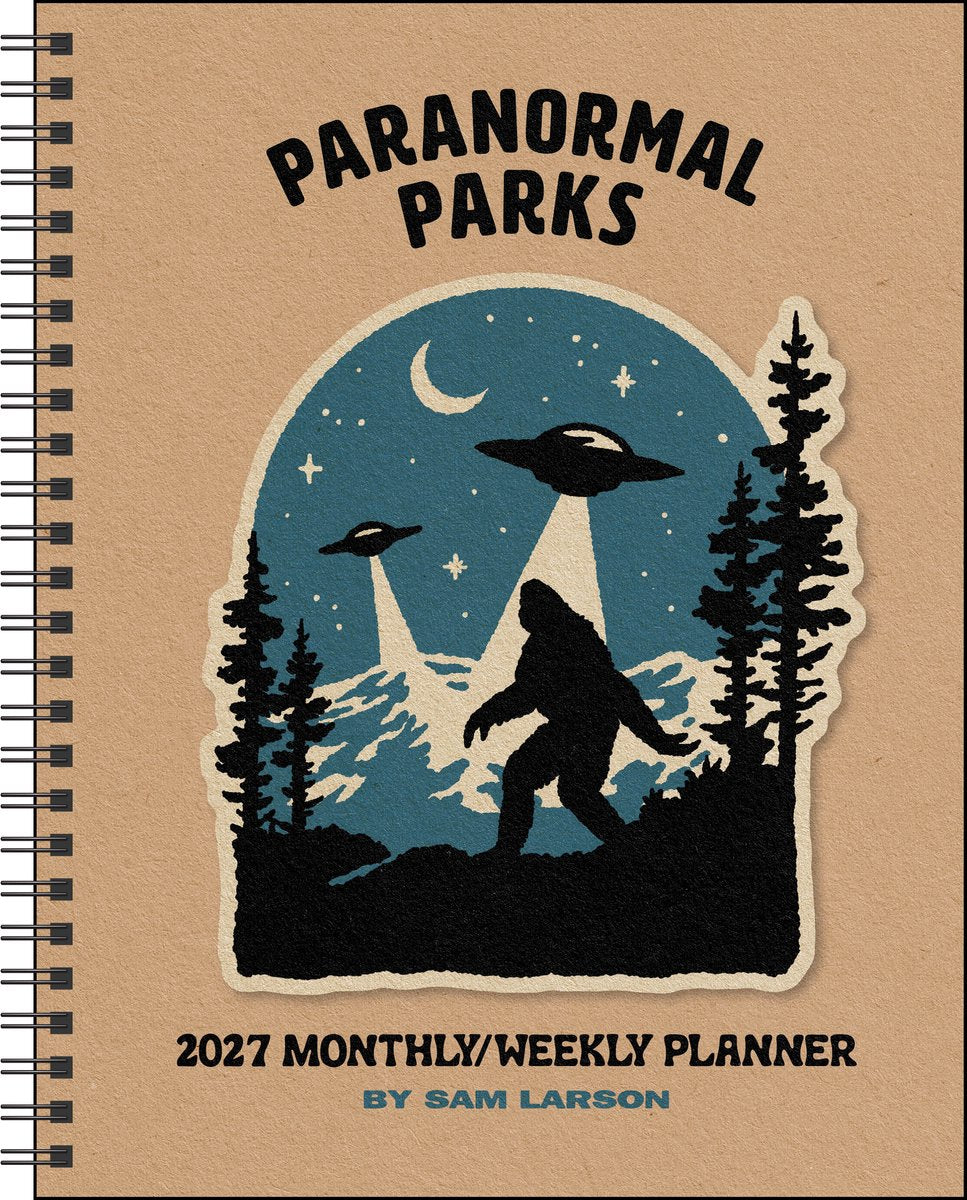 Sam larson 12-month 2027 monthly weekly planner calendar