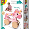Ses creative ses houten trekdier 2 in 1 - eenhoorn