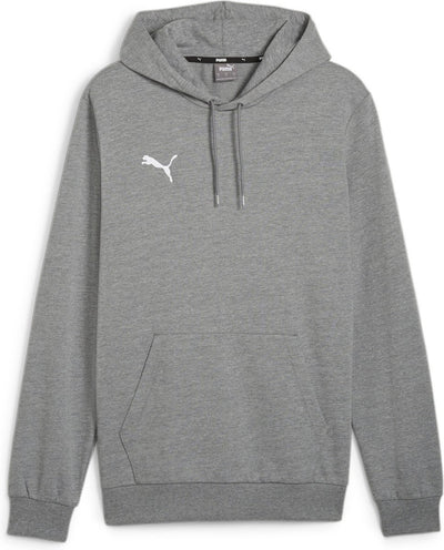 Puma teamgoal casuals hoody heren sporttrui - medium gray heather- white