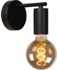 Lucide leanne - lampada da parete - 1xe27 - nero